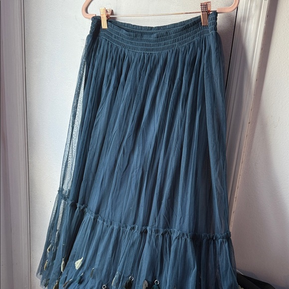 Maeve Dresses & Skirts - Maeve Teal A-Line Skirt